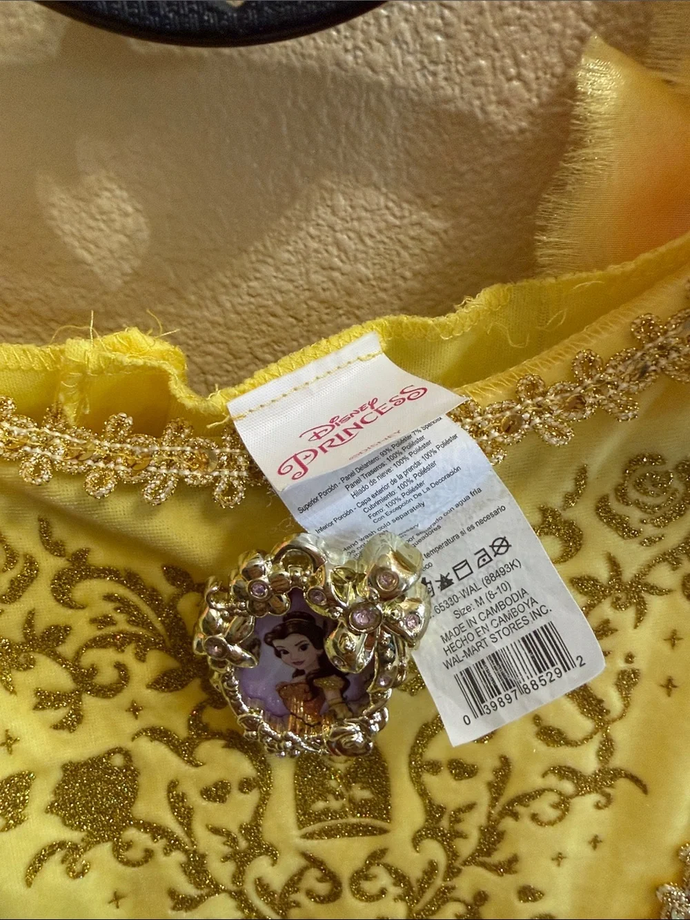 Disney Princess Belle Dress Girls 8-10